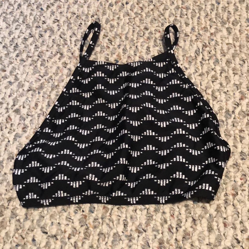 high neck bikini top
